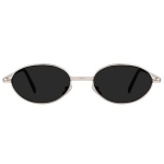 Unisex Oval Sunglasses with UV Protected Lens